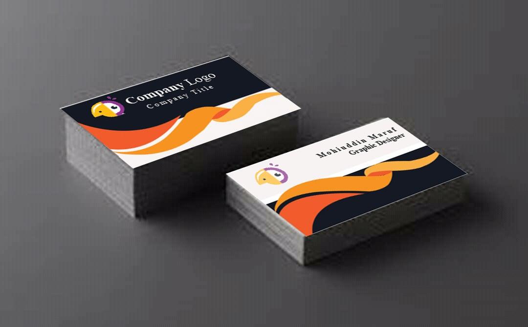 I will do unique design business card