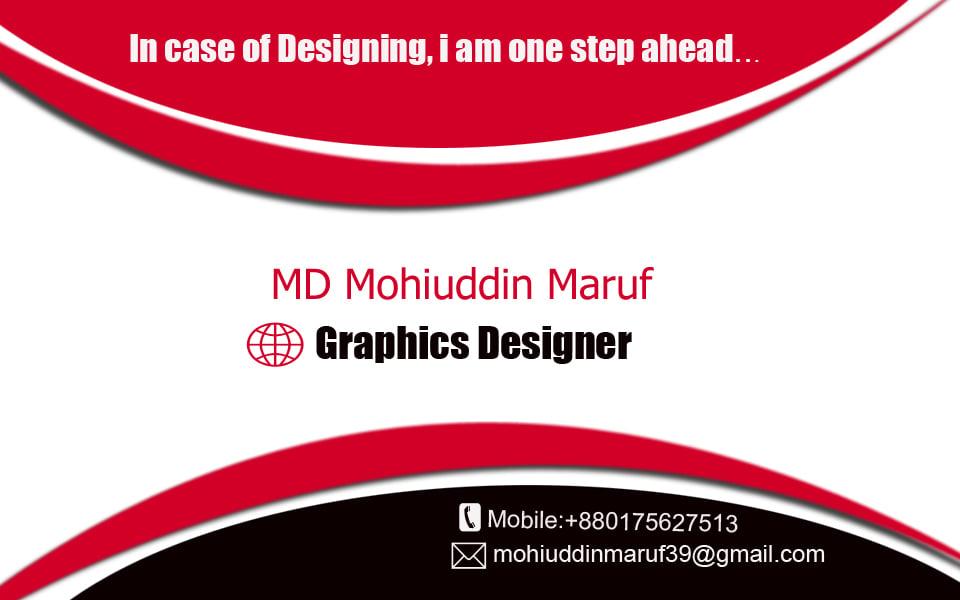I will do unique design business card