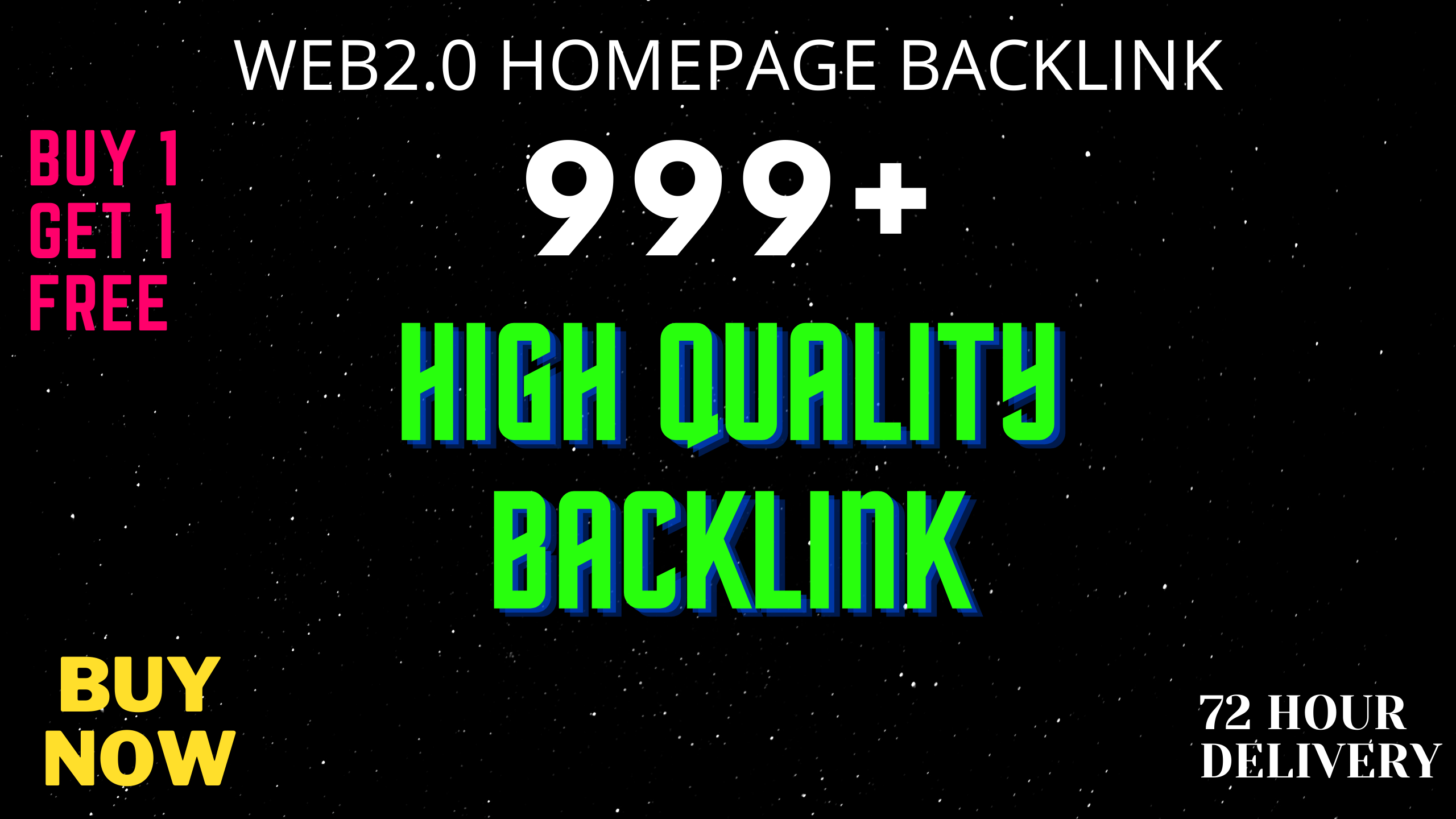 I Will Provide DA50+ PA40+ DR50+ 999+Homepage web2.0 Backlink Permanent Dofollow With unique website
