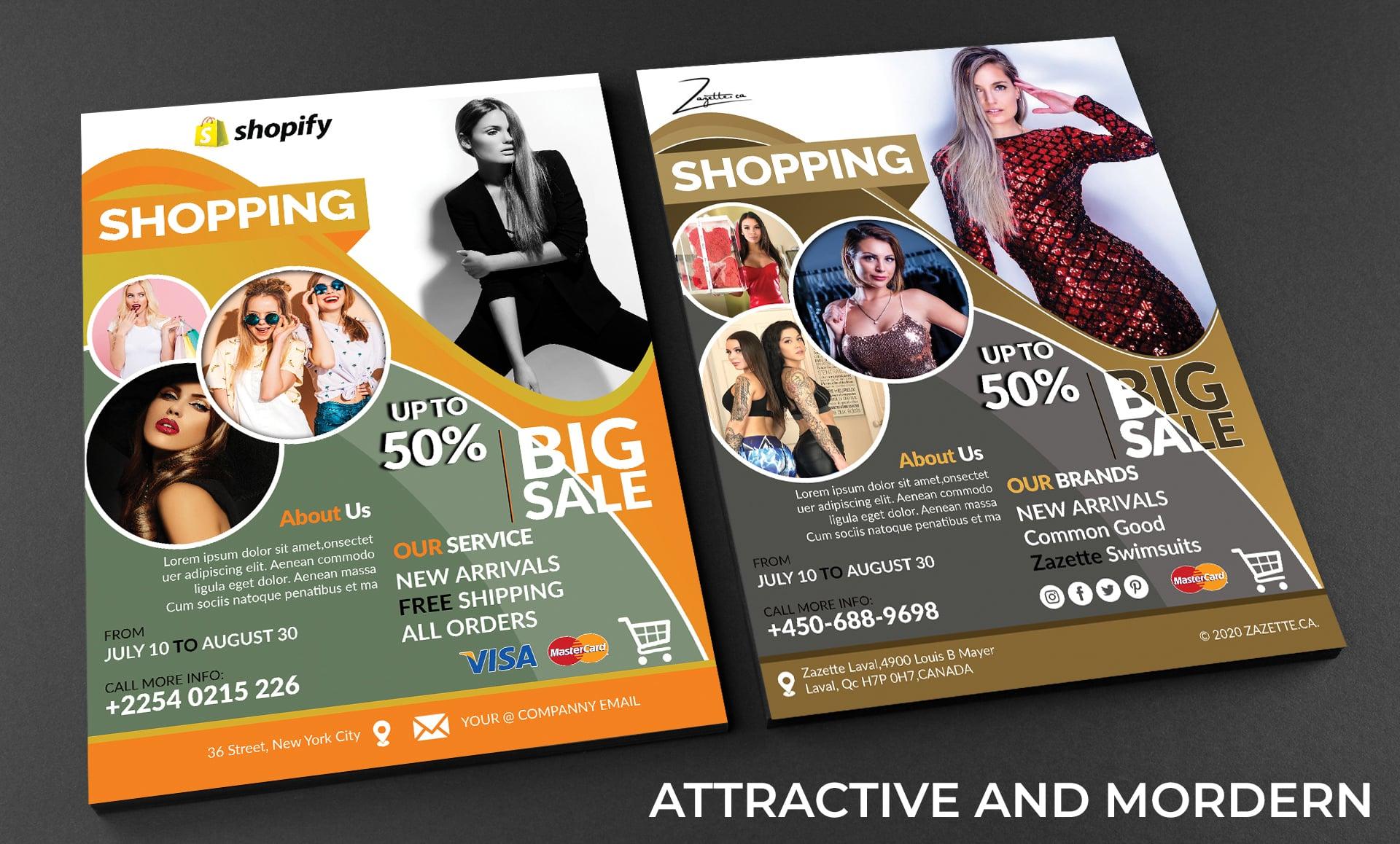the attractive flyer design within 24h