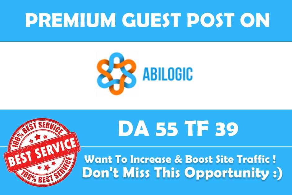 Publish Guest Post on Abilogic.com DA 55 - Genuine Backlink