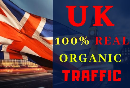 Organic UK 10,000+ web traffic for your web site. 