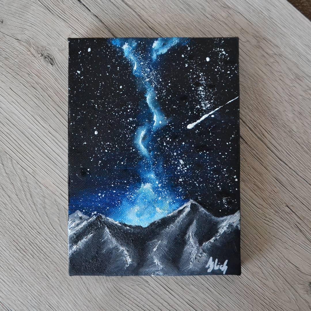 draw anything you want, especialy galaxy art