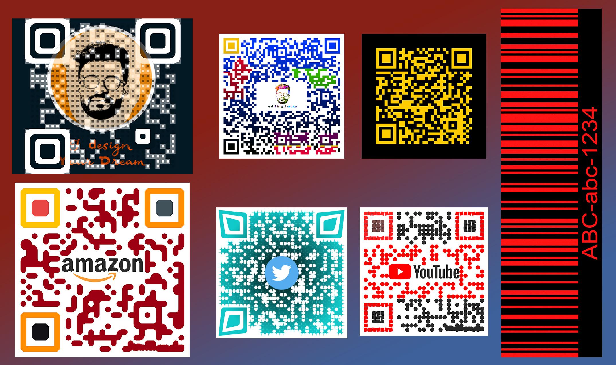 I will create unique professional custom qr code and barcode design within 6hrs