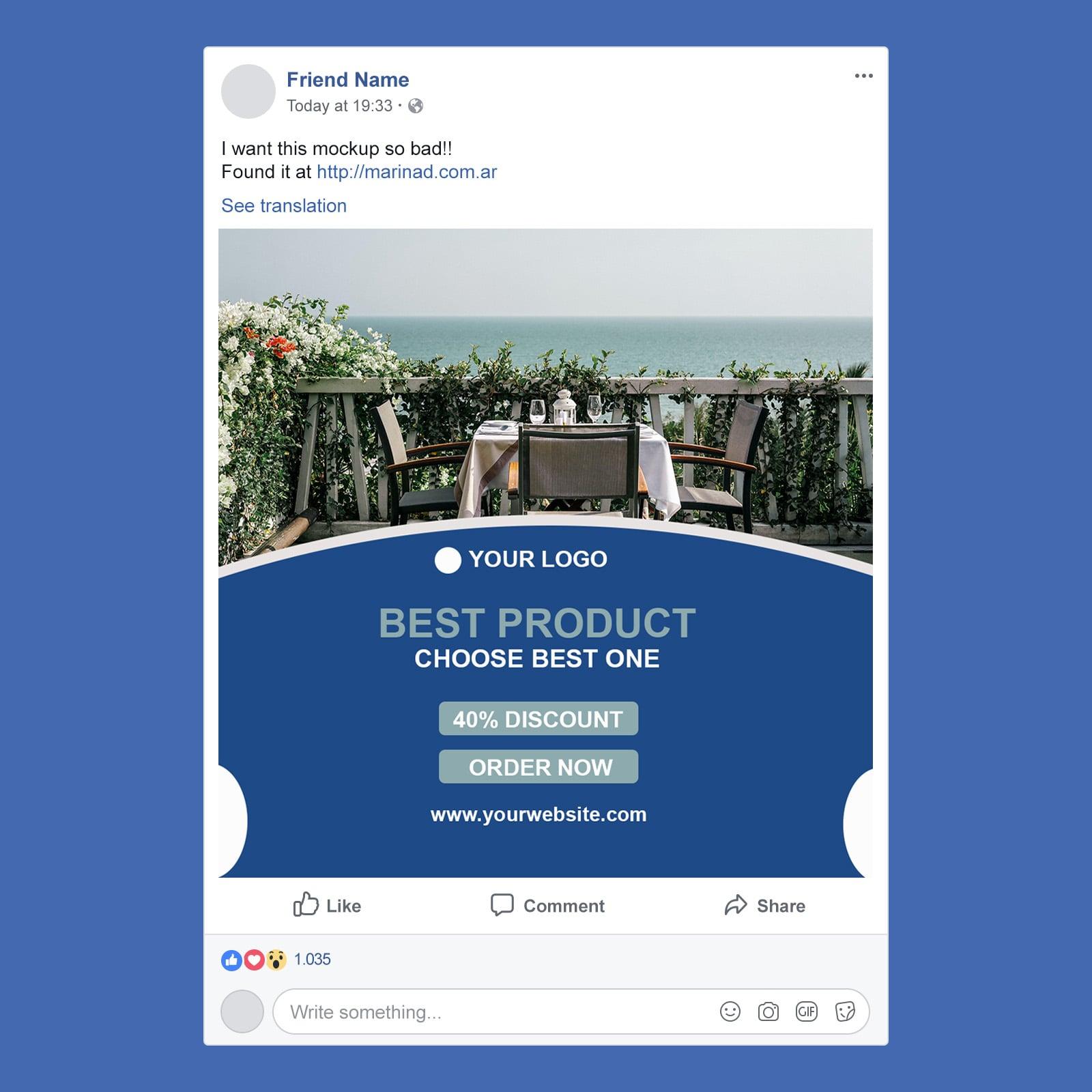 I will design eye-catching, unique, attractive social media post design for you.