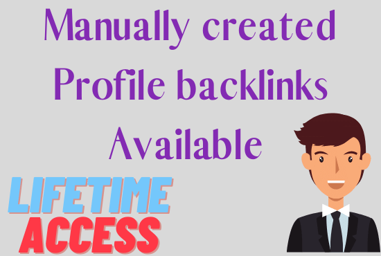 I will create manual/Natural profile backlinks for your website 