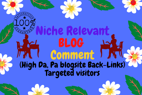 Guaranteed 50+ high authority niche relevant blog comments back-links