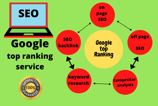 I will provide best google top ranking service with white hat SEO