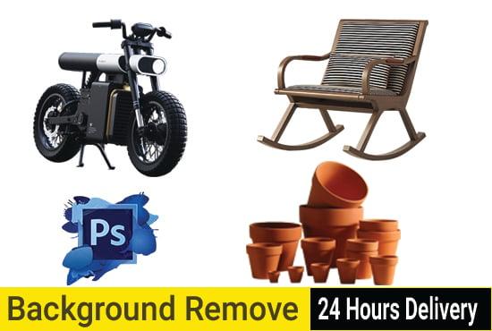 I will do background remove or change background of any 5 images within 6 hours.