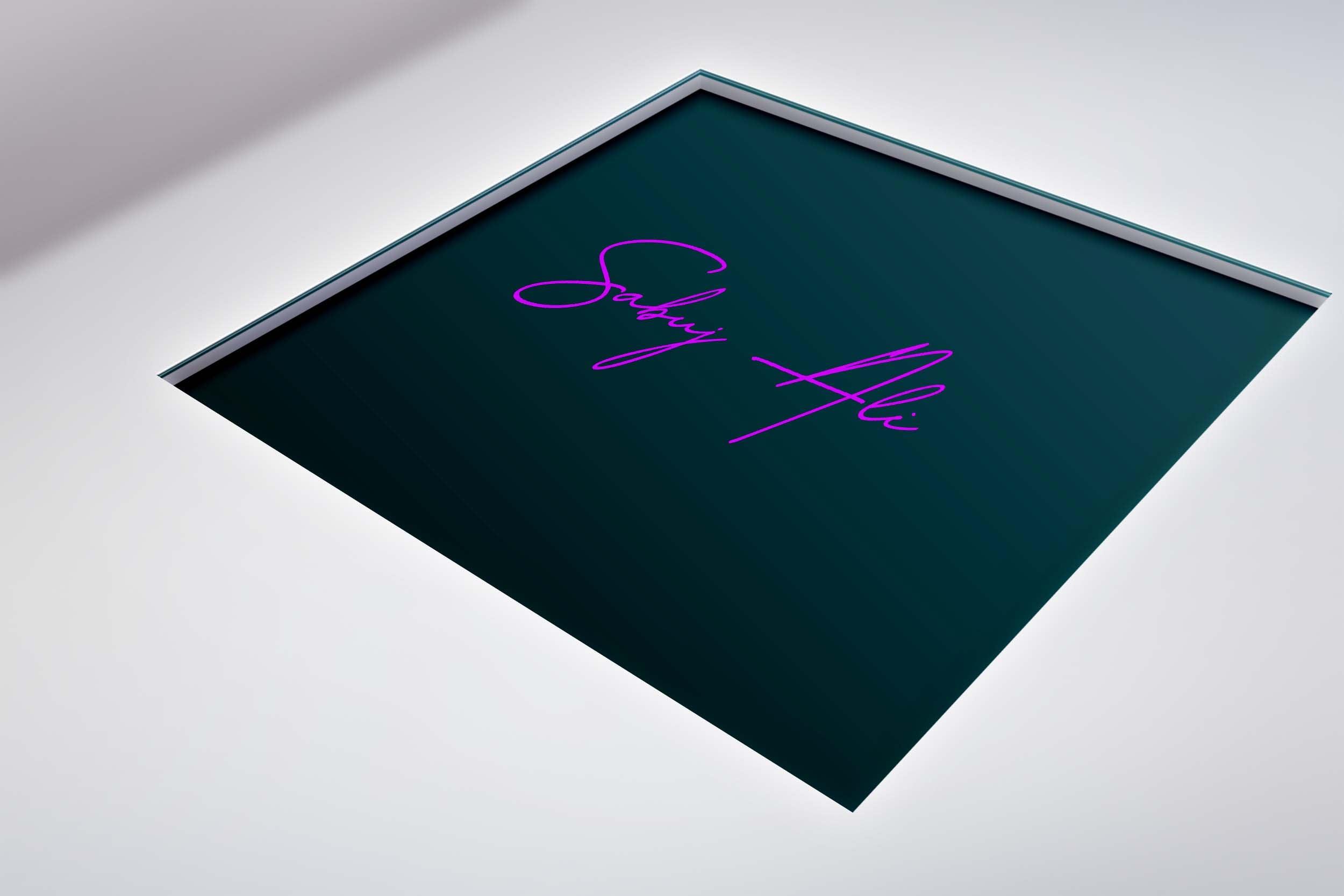 I will make a professional Handwritten logo, signature logo for you