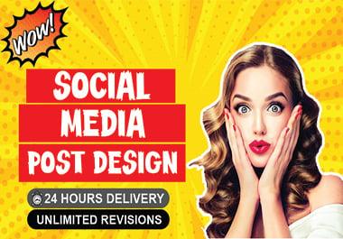 I will design eye catching social media post