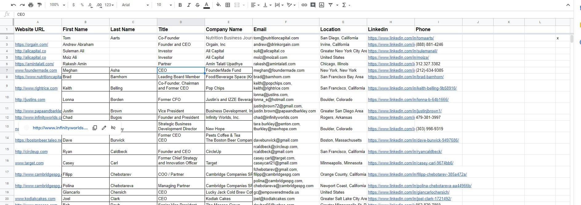 I will do b2b lead generation and contact list building 