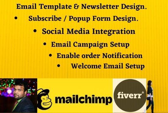 I will do create professional email template