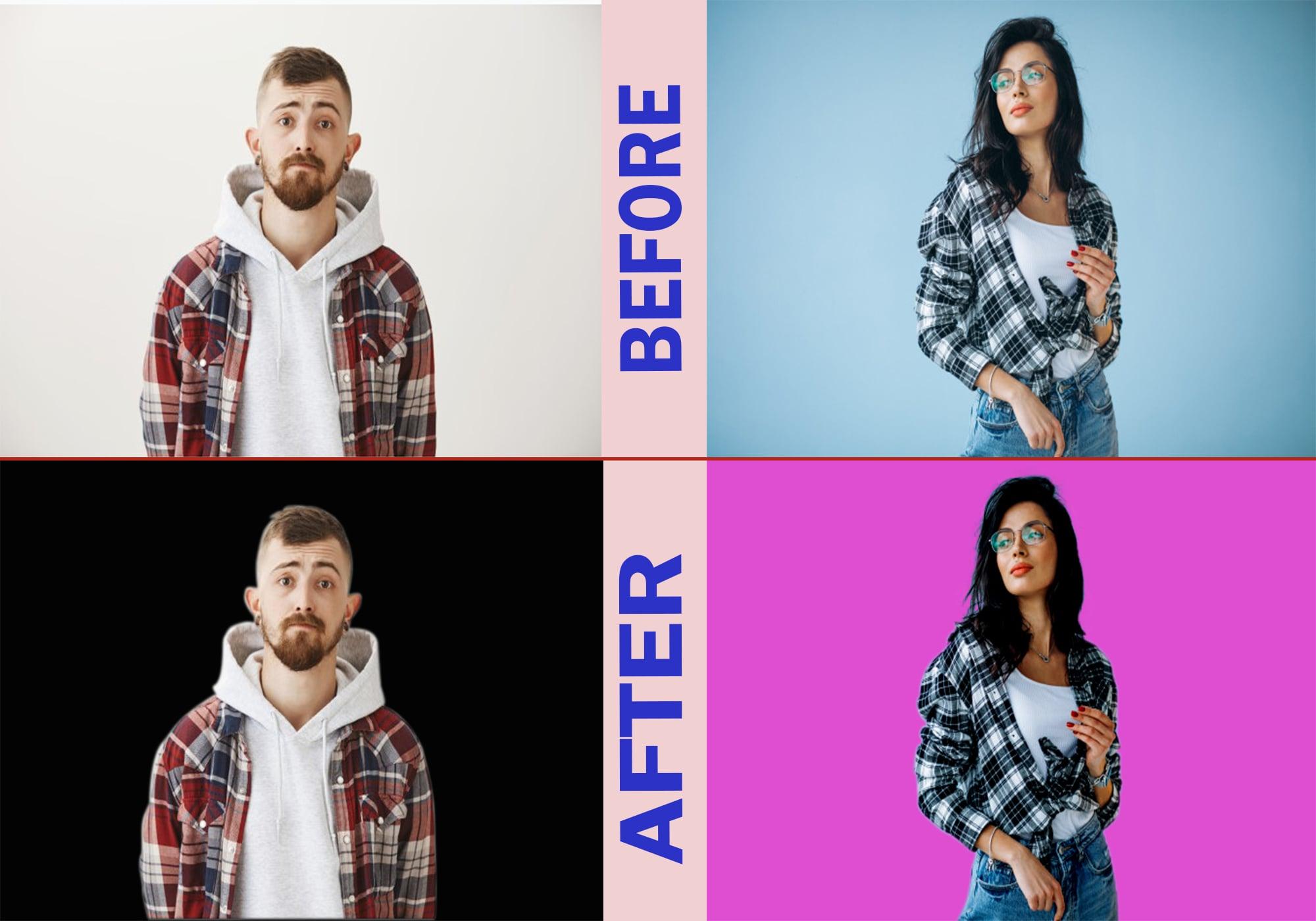 Professional clipping path and background remove just in 2 hour