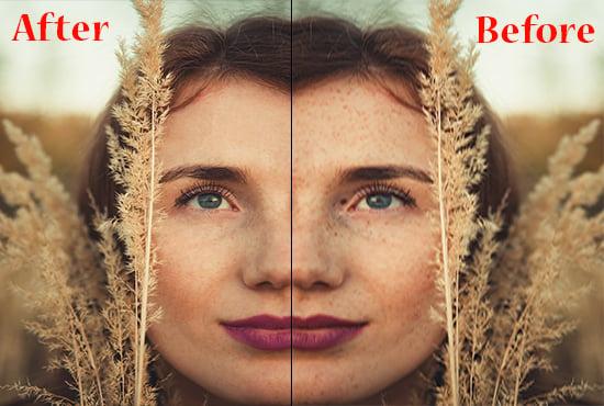 I will do retouch your image professionally for you