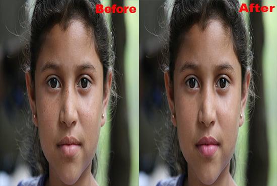 I will do retouch your image professionally for you
