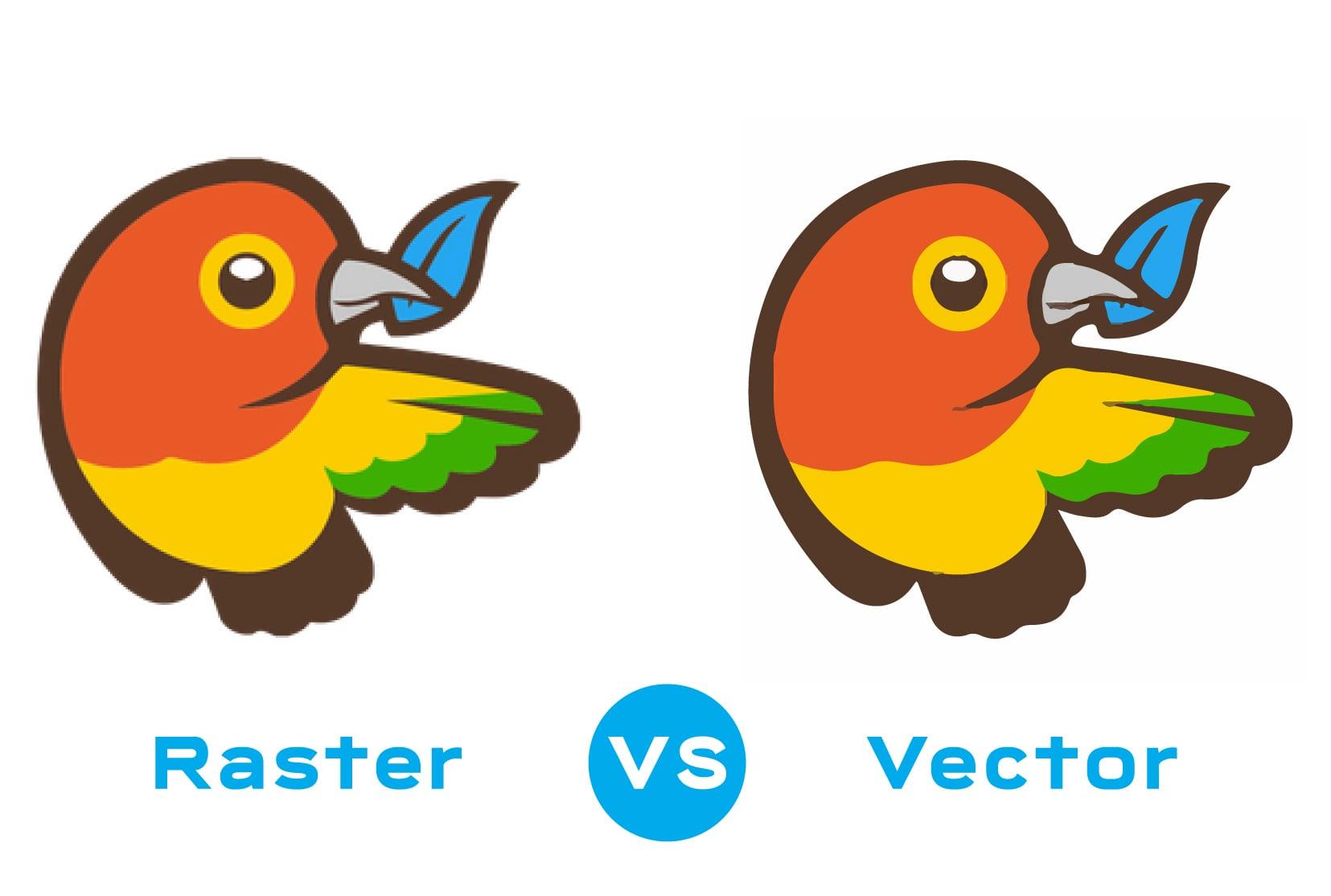 I will convert raster to vector, vector tracing