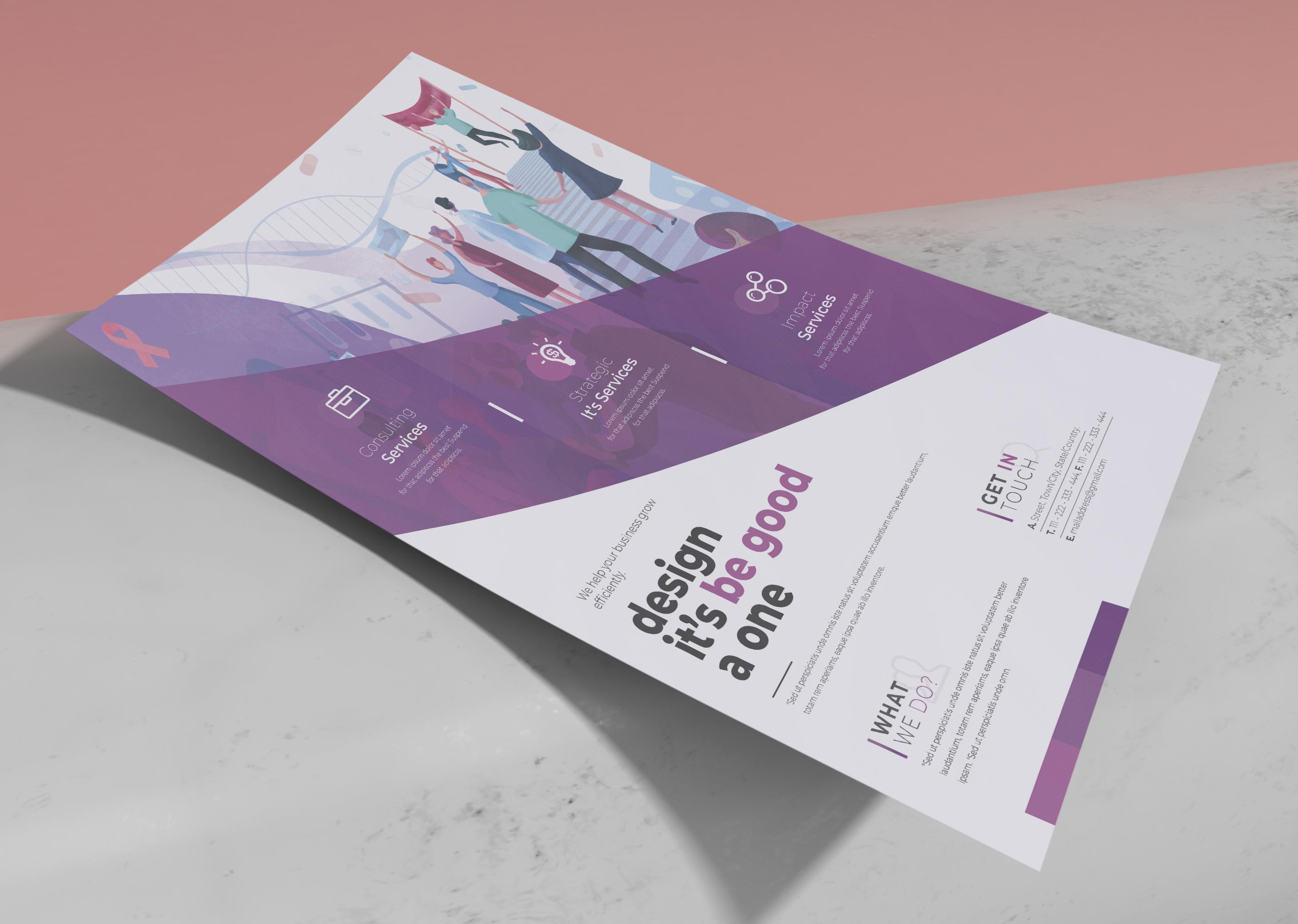 flyer or leaflet design service