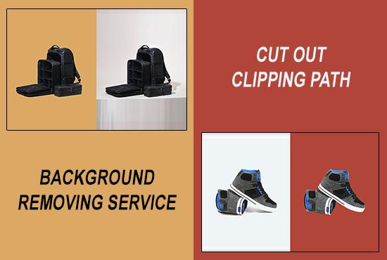 background removal by clipping path and cutout image masking and photoshop editing service