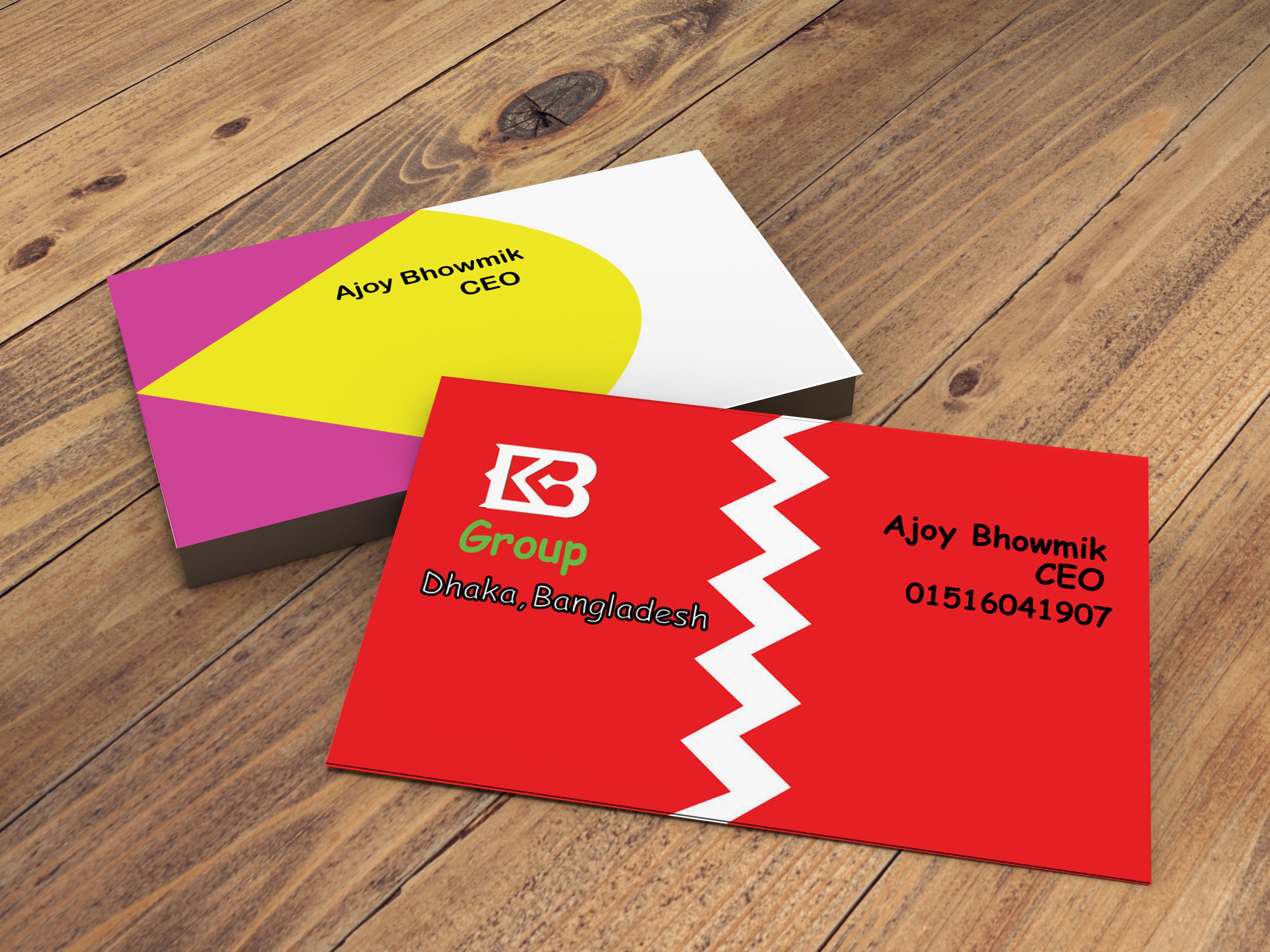 I will design creative and attractive business card for you