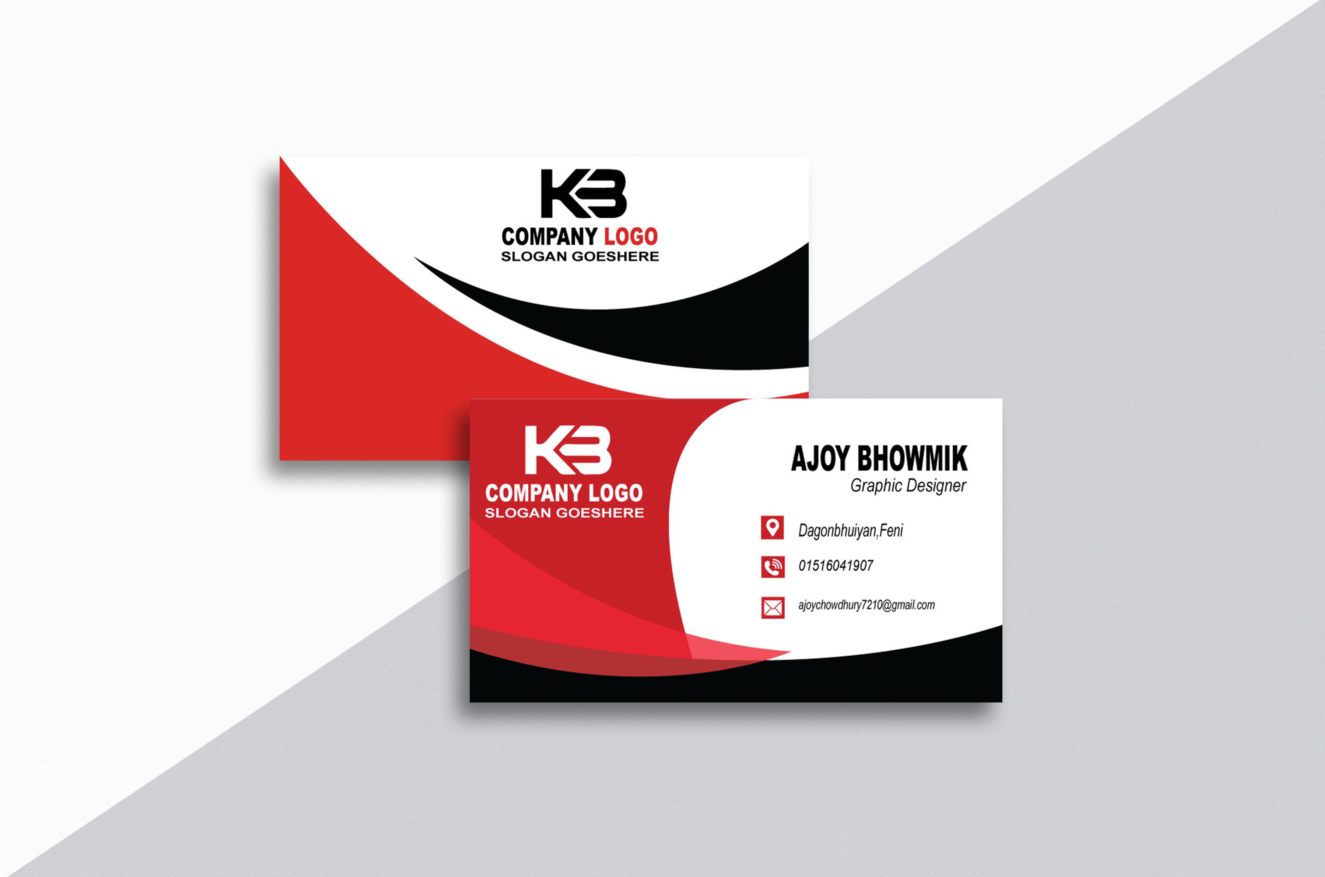 I will Design professional and creative business card design 