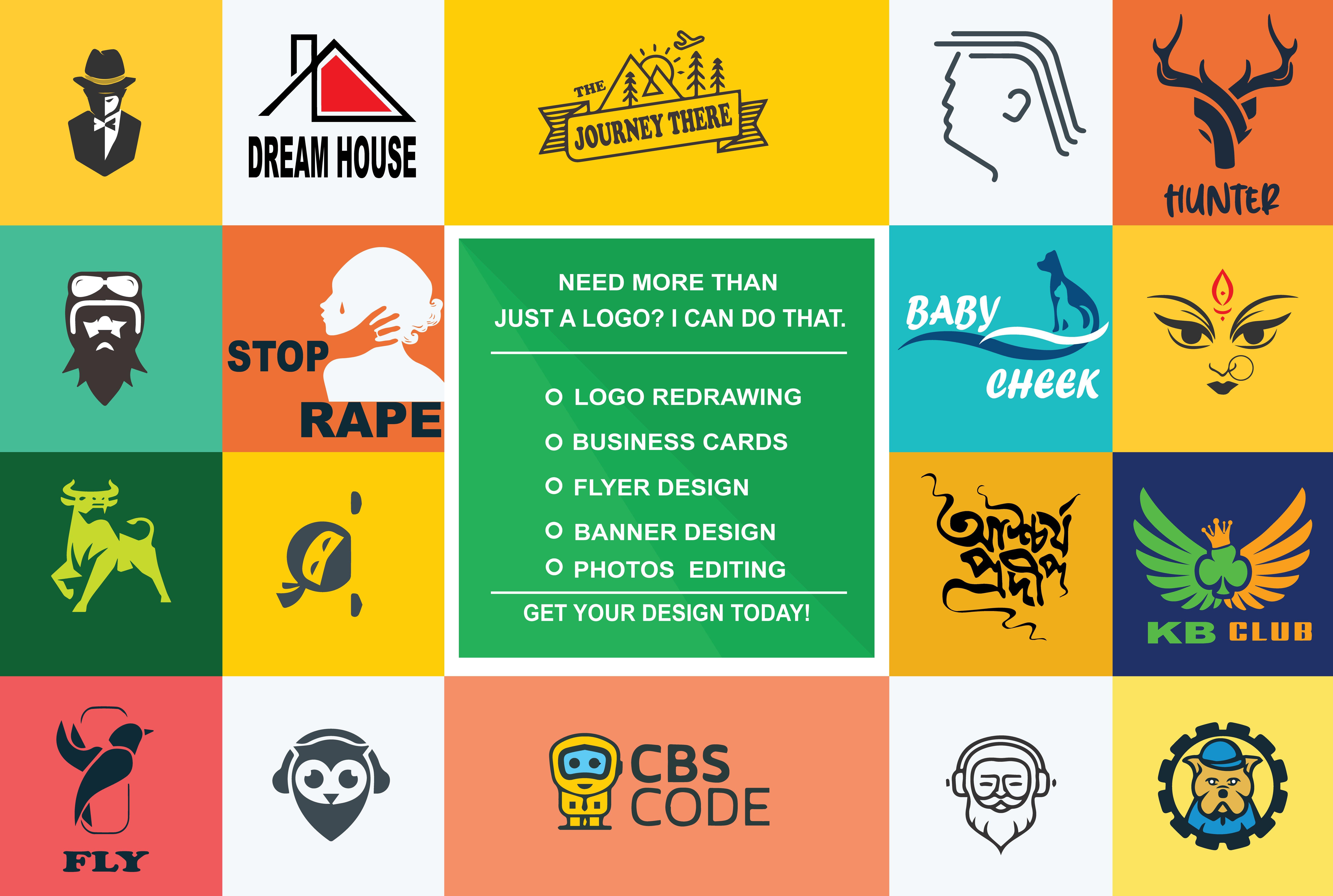 I will design creative and simple logo for you