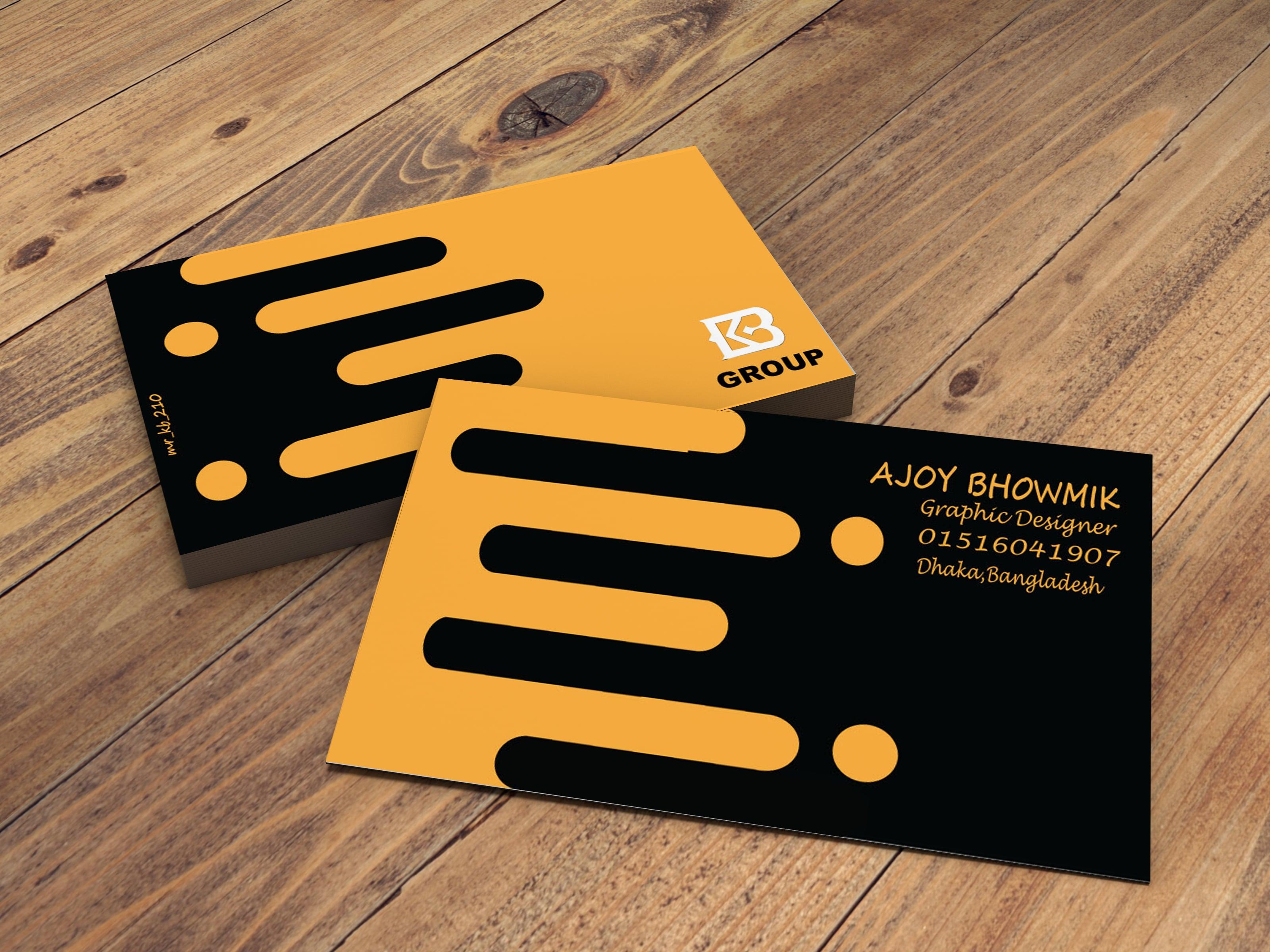I will Design professional and creative business card design 