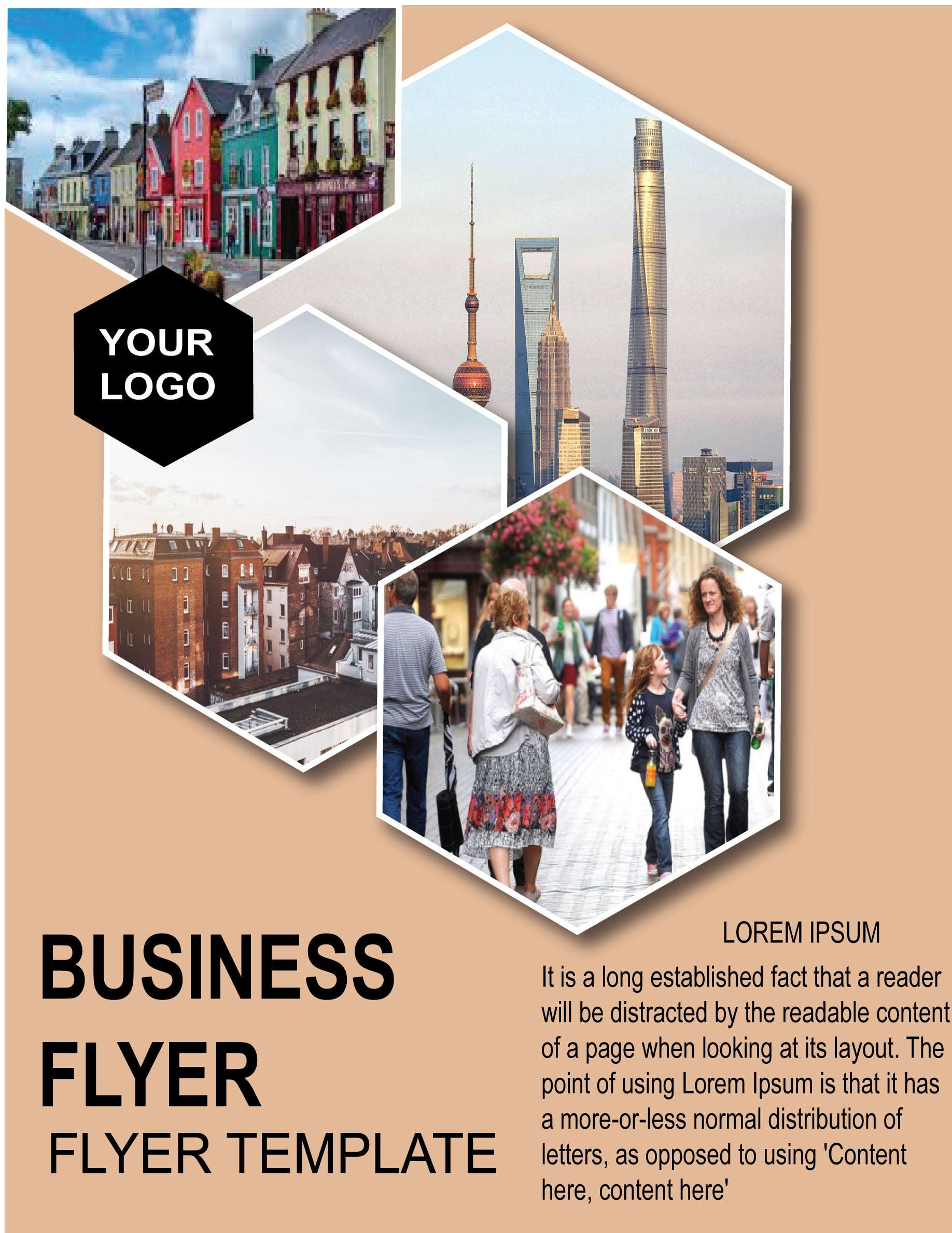 I will design creative and attractive flyer for you 