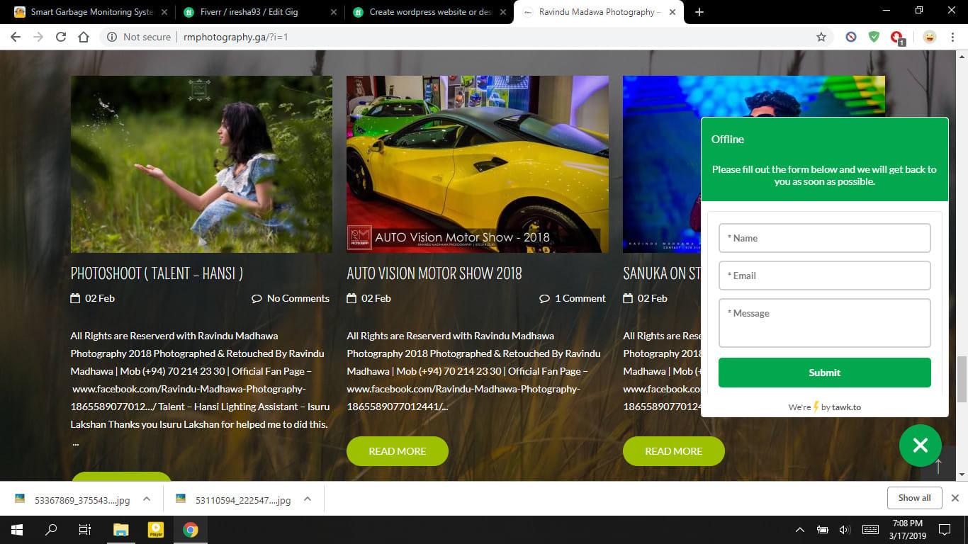 I will create wordpress website or design wordpress website