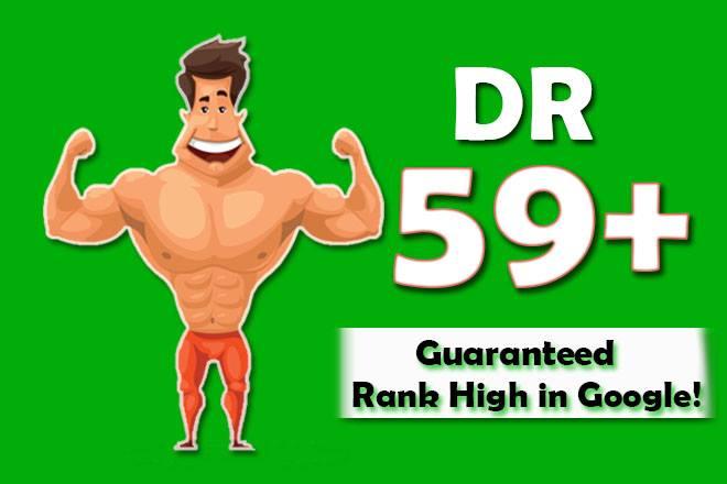  increase domain rating DR ahrefs to 50 plus and ranking