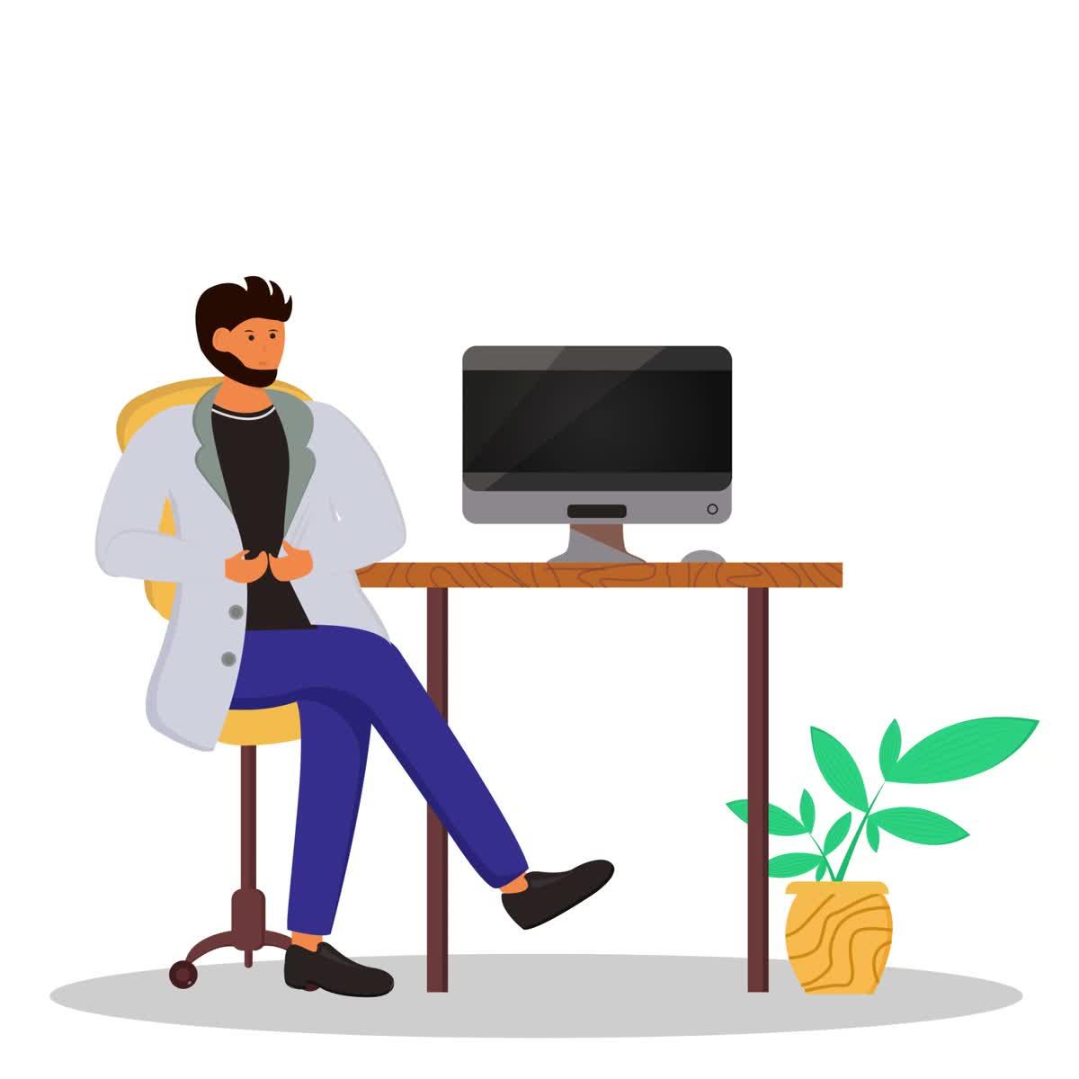 Social media short ads and infographics animation