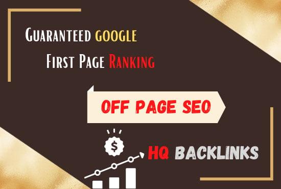 Provide a Complete monthly SEO Service With backlinks For Google Top Ranking