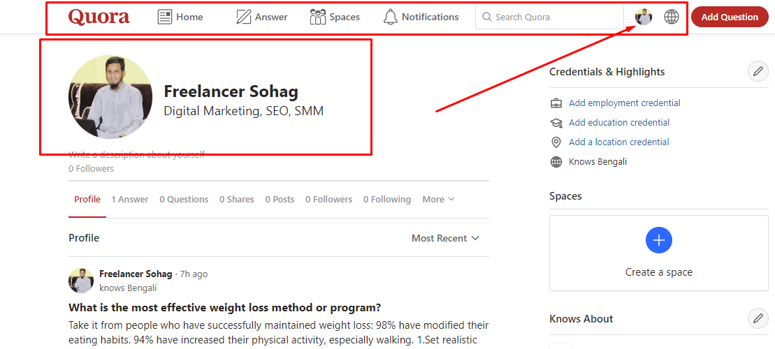 promote your website with 5 quora answers get more traffic 