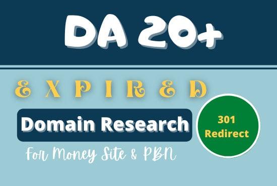 I will seek niche relevant expired domain