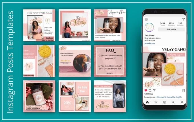 I will design social media posts, ads, canva templates