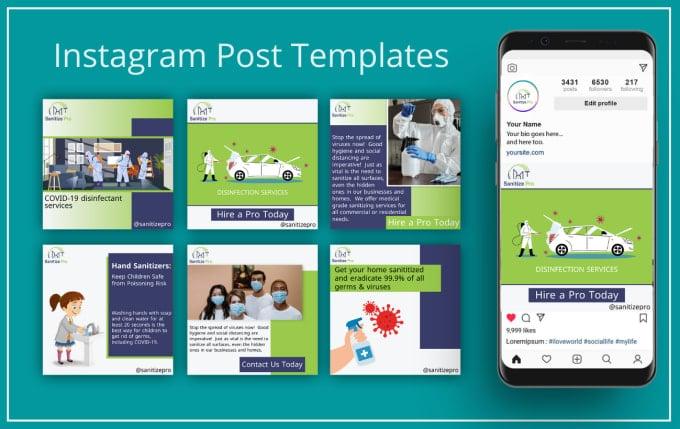 I will design social media posts, ads, canva templates