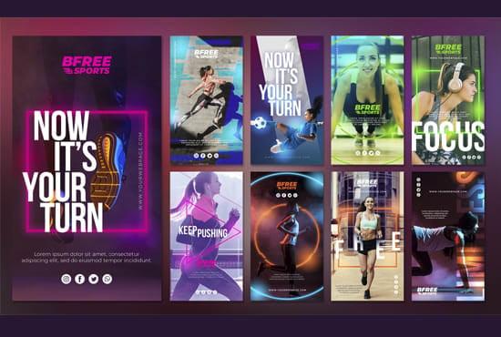 I will design a canva templates for your social media posts