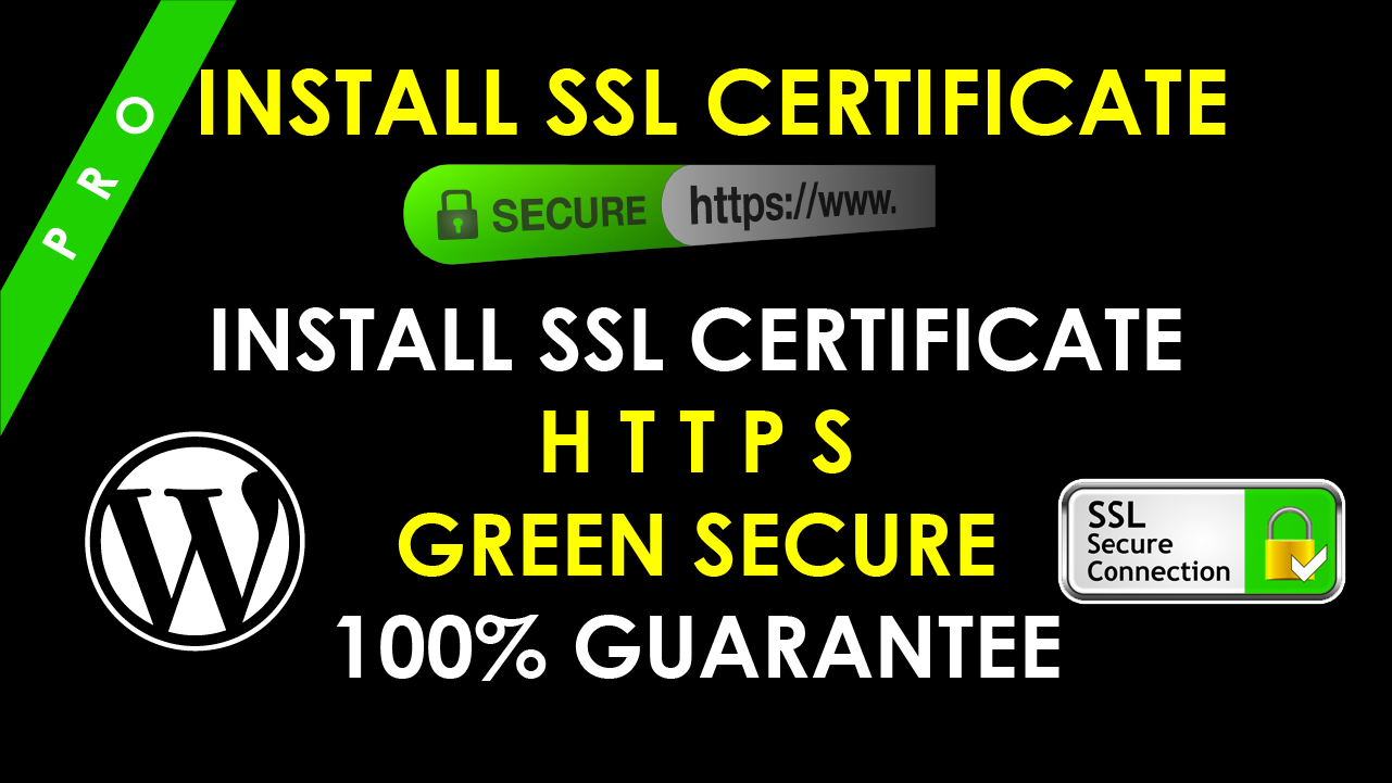 Install SSL certificate https on your wordpress website