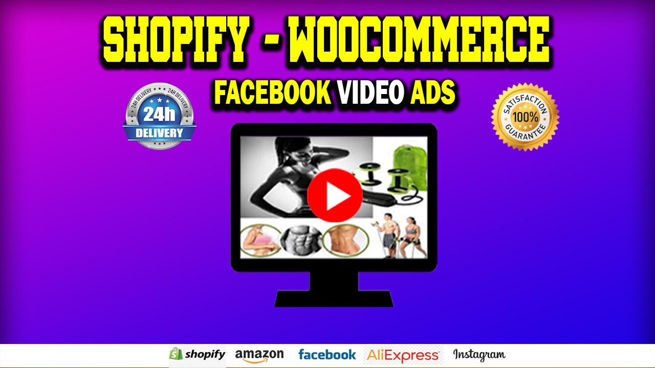 I will make dropshipping products video ad for FB