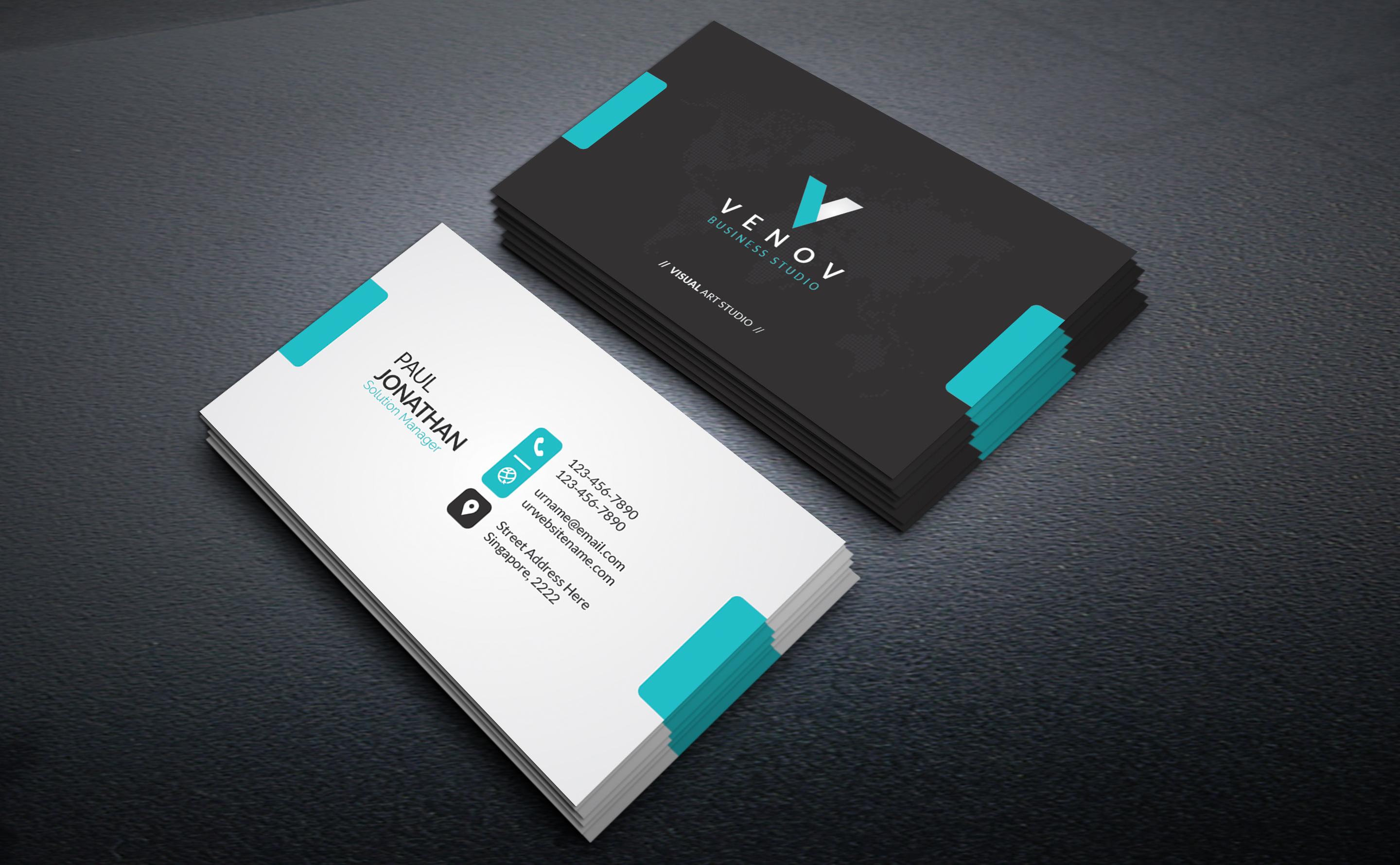 I will do professional high quality business card design