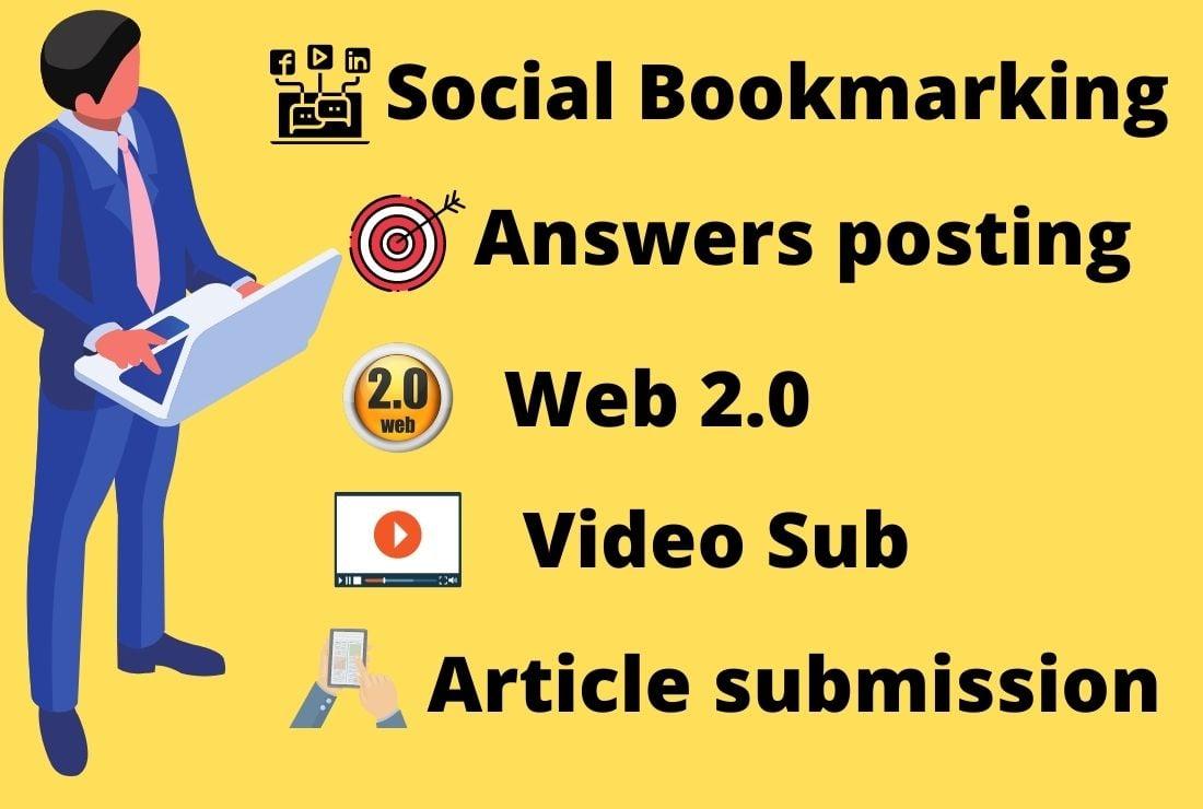 I will offer guaranteed Google 1st page ranking with the best link building service