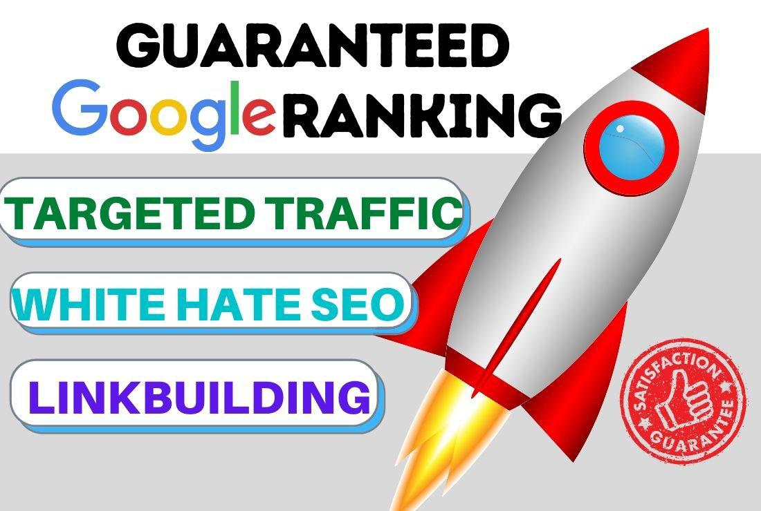 I Will Offer Guaranteed Google First Page Rank your Site with the best link building service