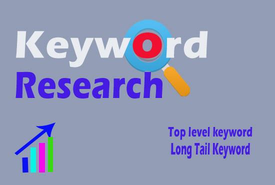 Niche relevant keyword research and 5 competitor analysis for actually rank 