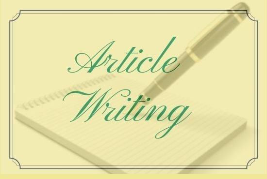 Write An Excellent 1k+ unique article witing, Content writing, Blog post writing IN Any Topic