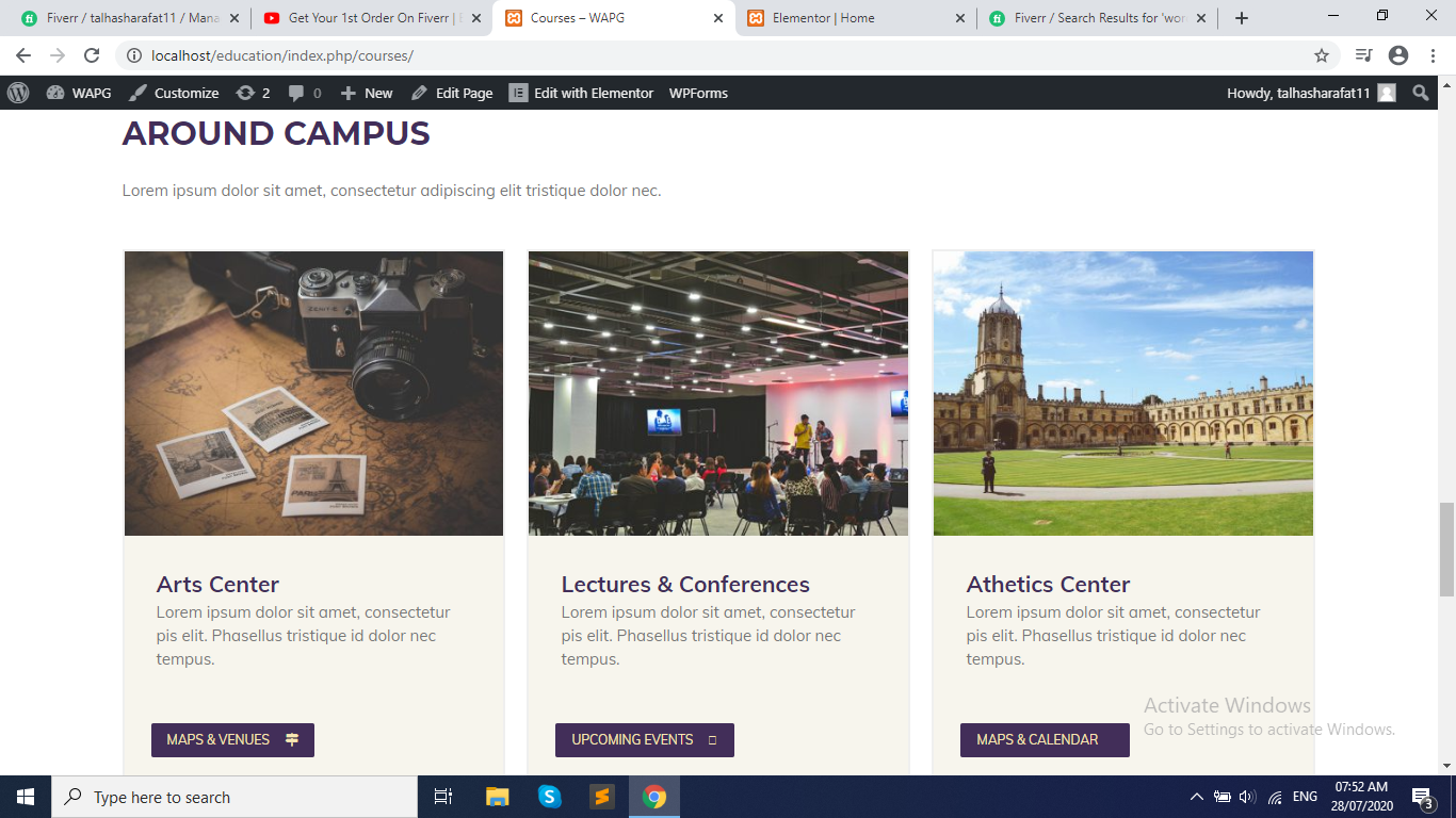 I Have Build a Website on WordPress 