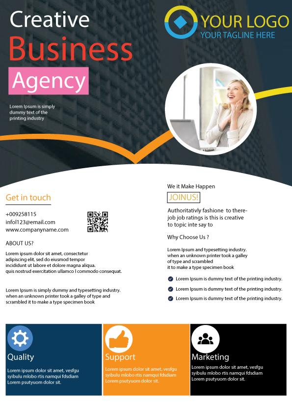 I will design flyer, brochure, booklet flyer design for your organization or business