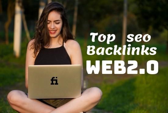 Manual Super 50 web 2.0 permanent do follow back links with high DA PR 