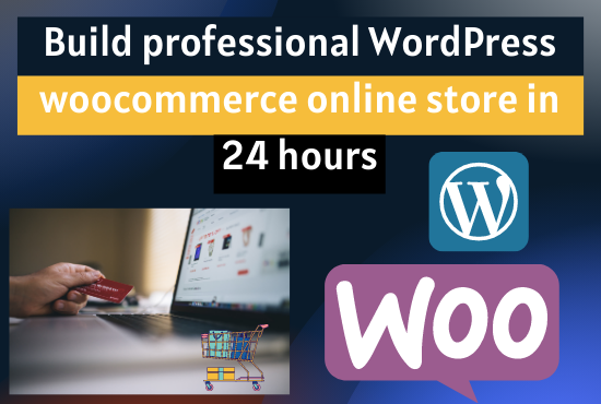 I will build professional wordpress eCommerce Woocommerce online store in 24-hours
