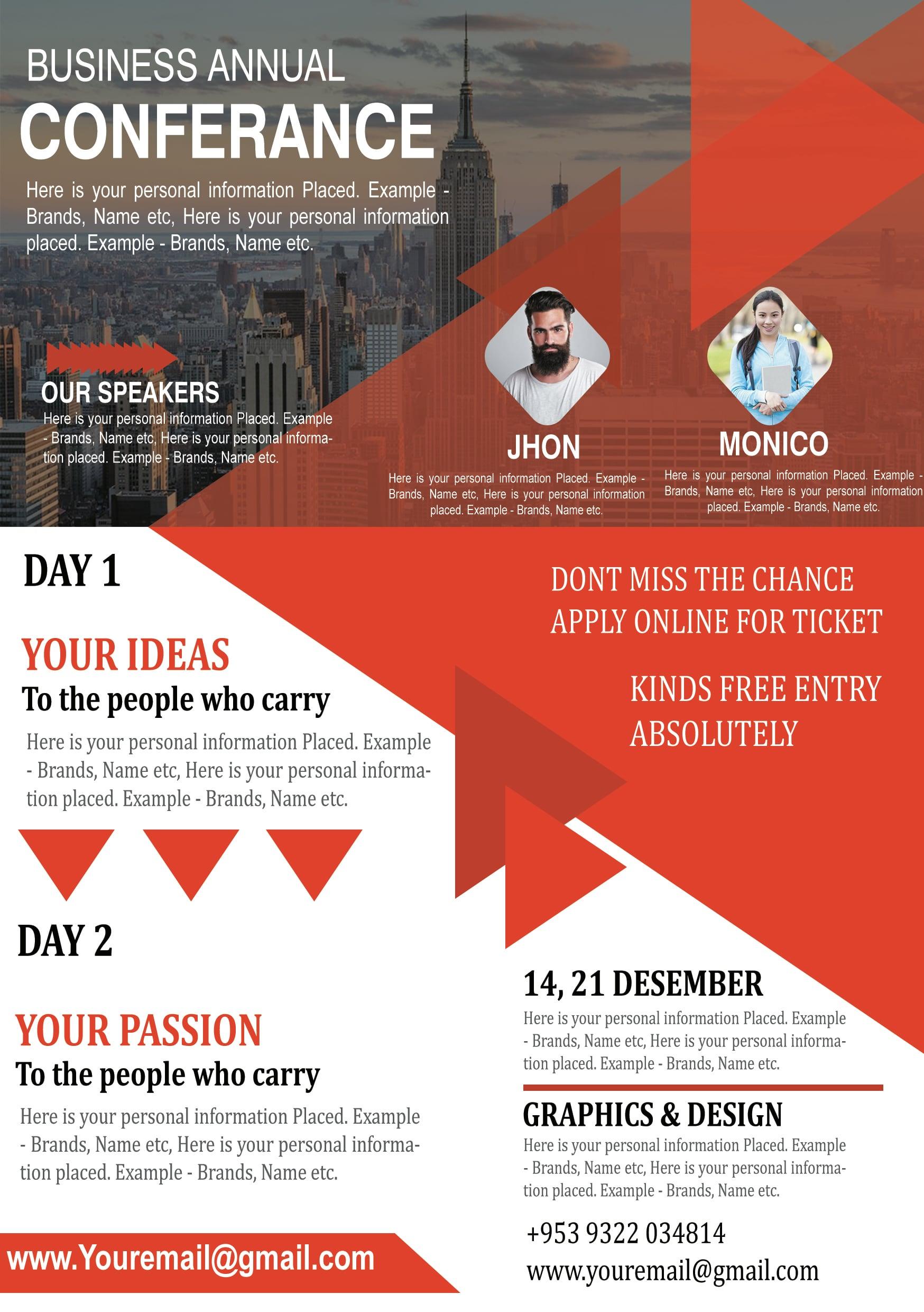 I will create an explainer flyer for your business 