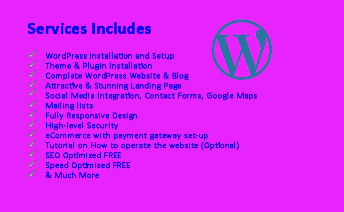 I will design Attractive and Responsive ECommerce WordPress Website